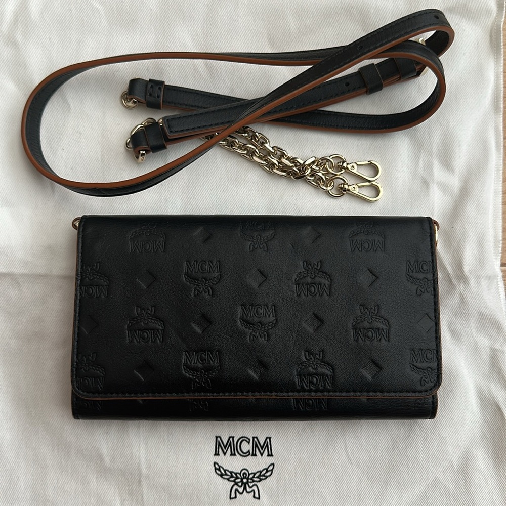 MCM Klara Embossed Crossbody